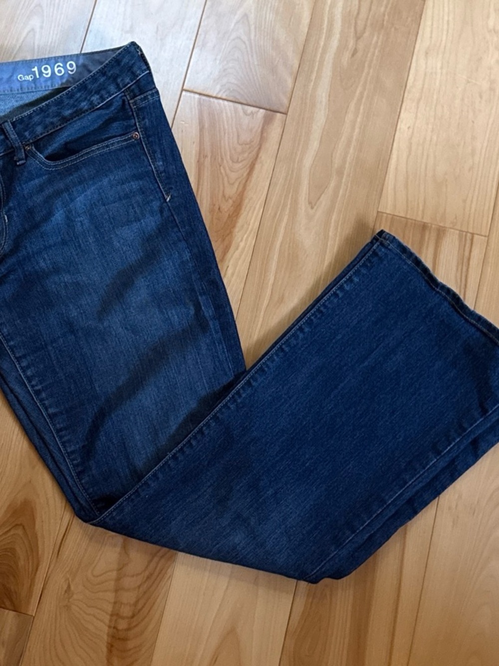 GAP 1969 Indigo Blue Straight Leg Jeans